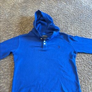 Polo by Ralph Lauren Kids Blue Hoodie Shirt